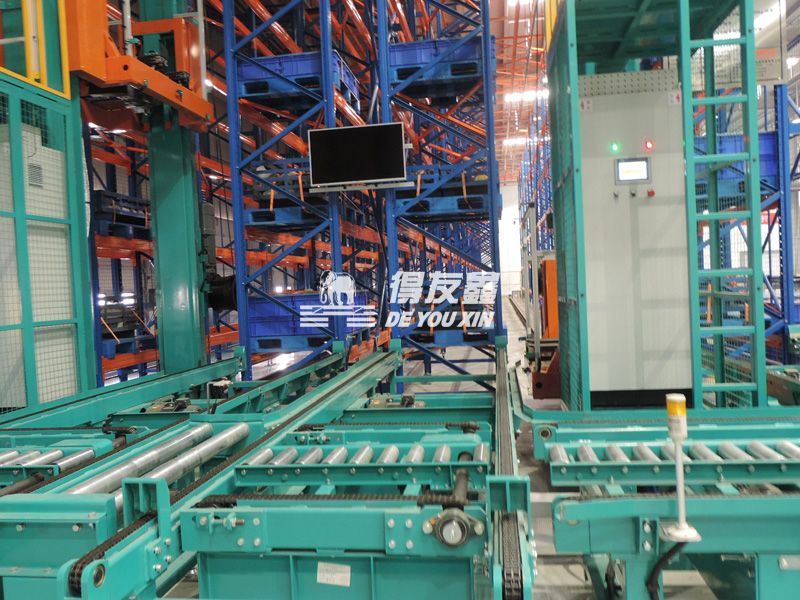 軌道交通行業(yè)重型堆垛機(jī)立體庫